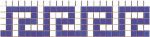 Мозаика Vidrepur. Decors CENEFA A 100/803 (на бумаге) 31,7X15,84 см